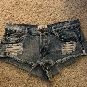 One Teaspoon Trash Whore Shorts
